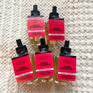 NWT 5 x BATH & BODY WORKS Sugared Snickerdoodle Wallflower Refills